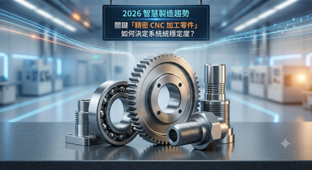 【2026 智慧製造趨勢】AI 自動化與半導體設備升級：關鍵「精密 CNC 加工零件」如何決定系統穩定度？